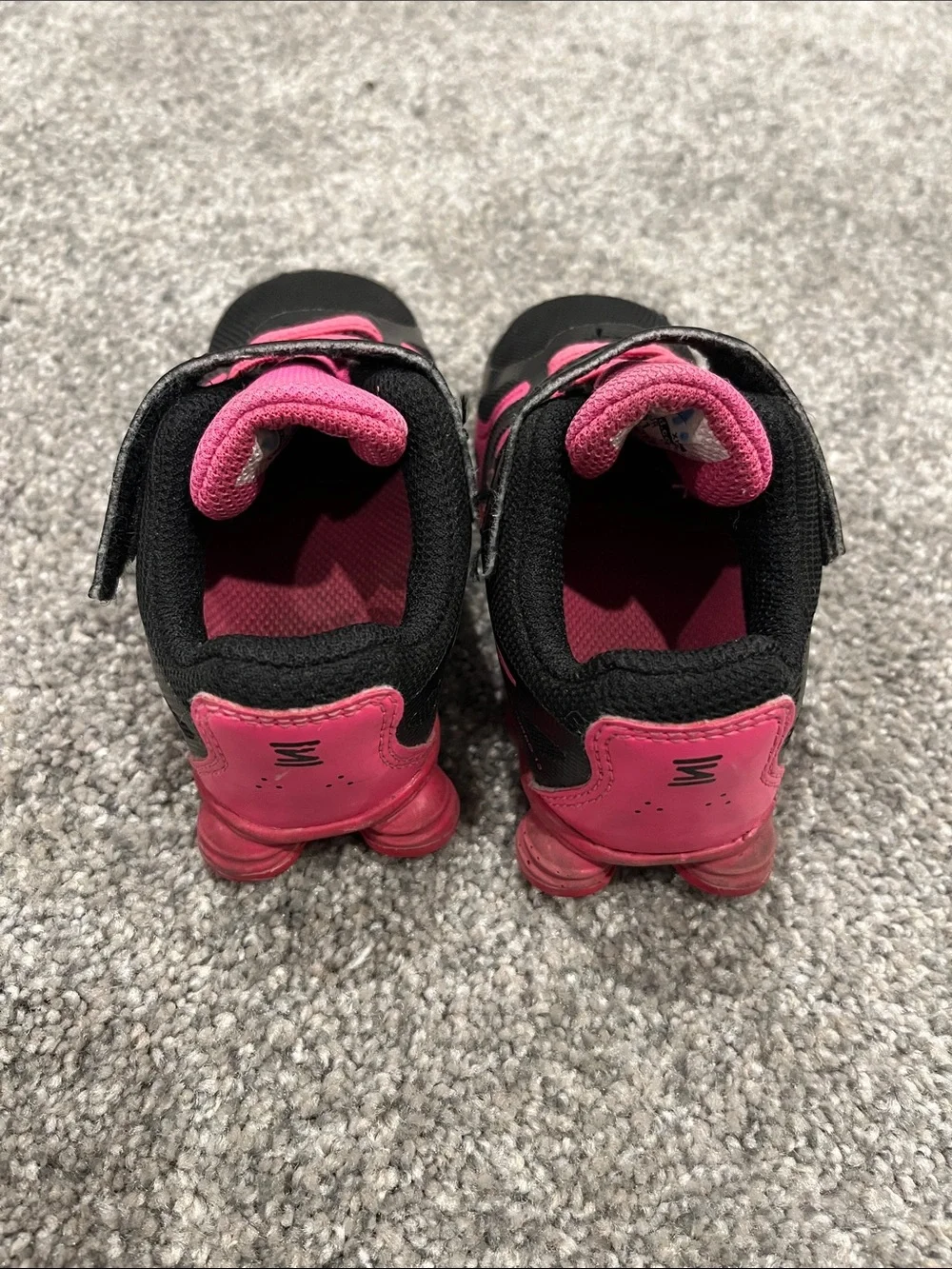 Nike Black and Pink Toddlers' Athletic Sneakers